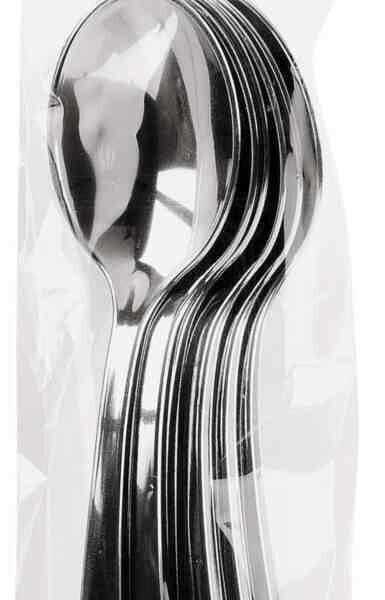 Набор ложек столовых Винтаж пластик под металл, 6 шт.