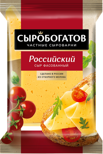 

Сыр Сыробогатов Российский 50 % 180 г