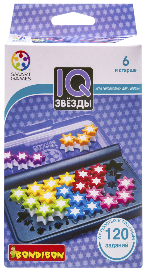 

Игра настольная BONDIBON IQ-Звезды, логическая