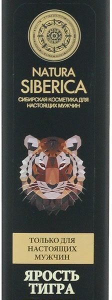 Шампунь Natura Siberica Ярость тигра для мужчин энергетический 2 в 1