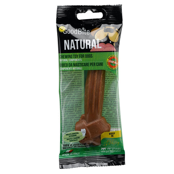 Жевательная игрушка со вкусом говядины для крупных собак ГудБайт, М, 70 гр.