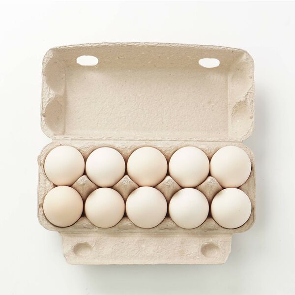 Яйцо куриное фермерское белое 10 шт.
