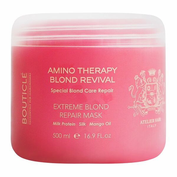 BOUTICLE Маска для экстремально поврежденных волос Amino Therapy Blond Revival восстанавливающая, 500 мл