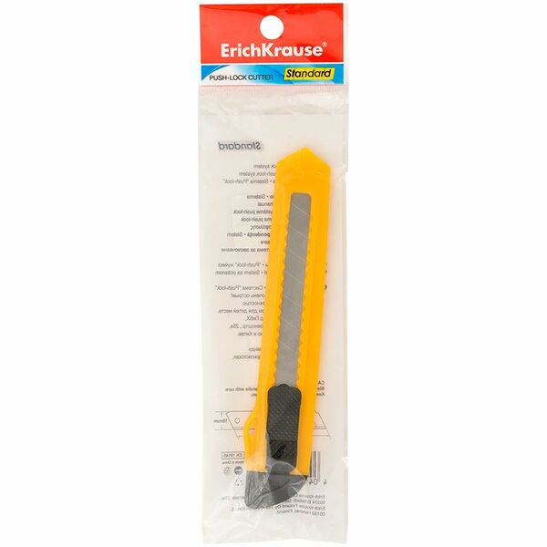 Нож канцелярский ErichKrause 18мм в ассортименте