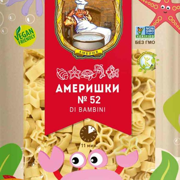 Макаронные изделия Di Bambini №52 Ameria