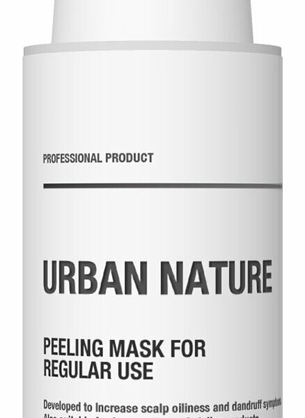 URBAN NATURE Маска-пилинг для очищения кожи головы и волос для регулярного применения, 100 мл