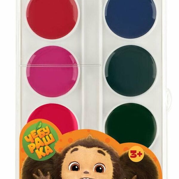 Акварель Мульти-пульти Чебурашка медовая, 24 цвета