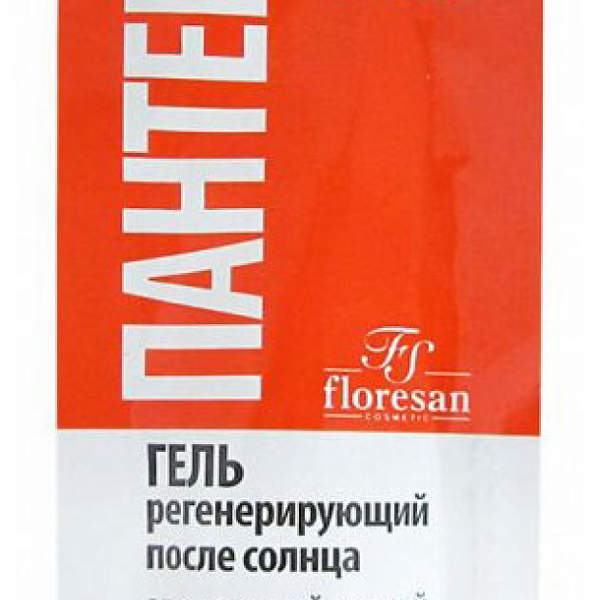 Гель после солнца Floresan Пантенол регенерирующий с алоэ