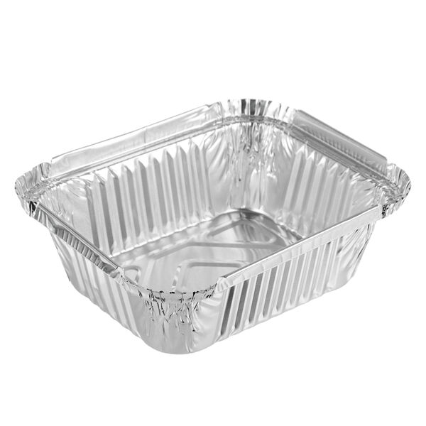 Форма для запекания, алюминиевая фольга, 12,8х10,3х4см, дно 10,8х8,3см, 450 мл, l-край, r28l