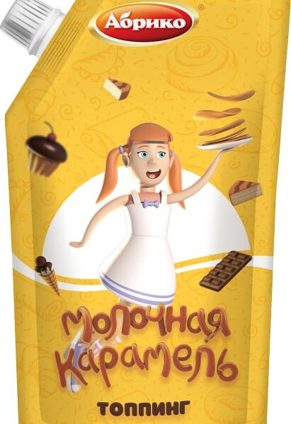 Топпинг Абрико Карамель молочная 270г