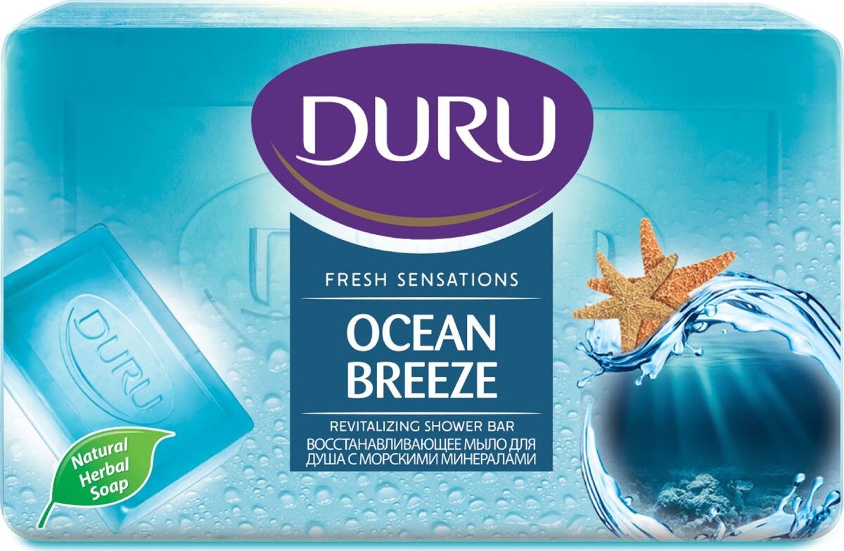 

Мыло для душа Duru Fresh Sensations Освежающее с морскими минералами 150 г