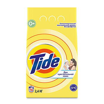 Стиральный порошок «Детский для чувствительной и детской кожи. Автомат», Tide, 2.4 кг, Россия