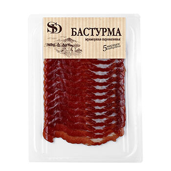Бастурма SD мраморная из свинины сыровяленая 70г