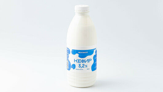 Кефир Вкусвилл 3,2% в бутылке