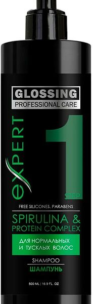 Шампунь для волос Professional care Expert Spirulina and Protein complex 500мл