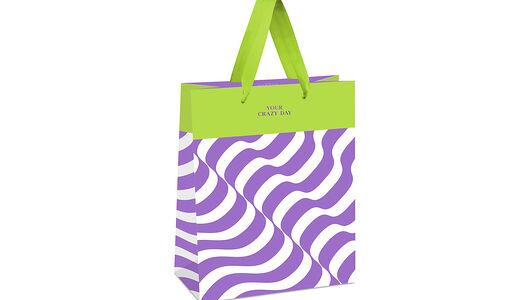 Пакет подарочный Meshu lavender Color Illusion 18х23х10 см матовая ламинация