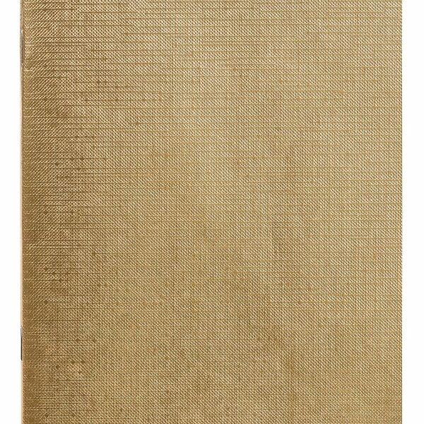 Бизнес-тетрадь А4,96л,кл,скреп,обл.бумвинил,бл.офс METALLIC Золото 059705