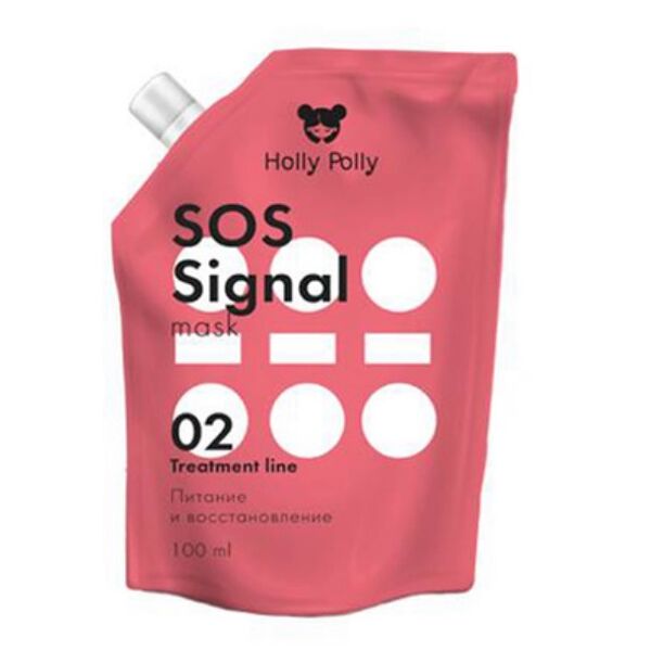 Holly Polly Маска для волос экстра-питательная SOS-signal, 100 мл
