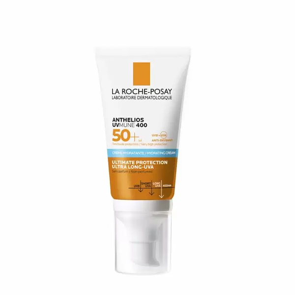 Крем для лица La Roche-Posay Anthelios uvmune 400 солнцезащитный увлажняющий SPF 50+ 50 мл  