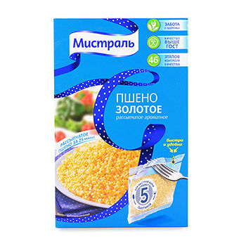 Крупа Мистраль пшено в пакетах для варки