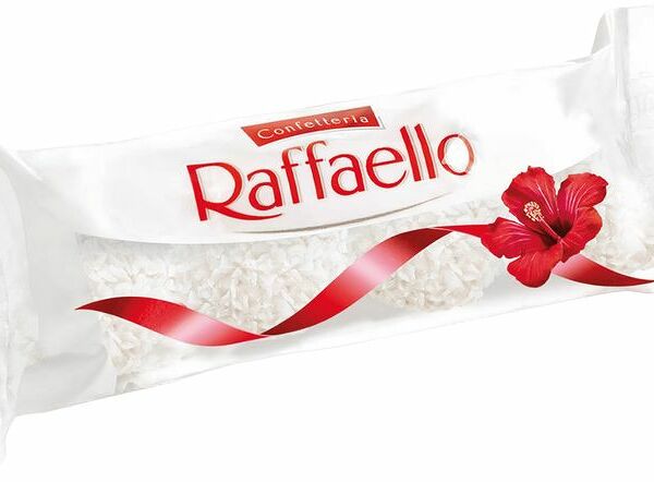 Конфеты Raffaello цельный миндаль в кокосовой обсыпке, 40 г