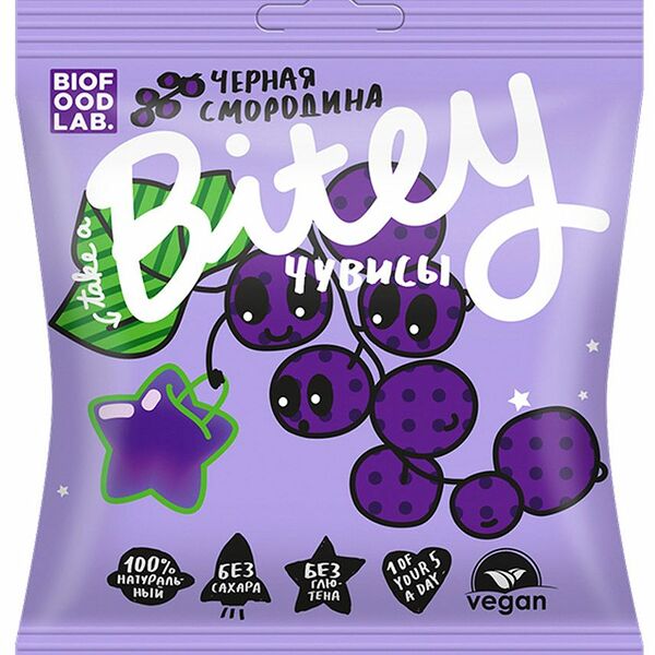Мармелад фруктово-ягодный Take a Bitey Чувисы Черная смородина