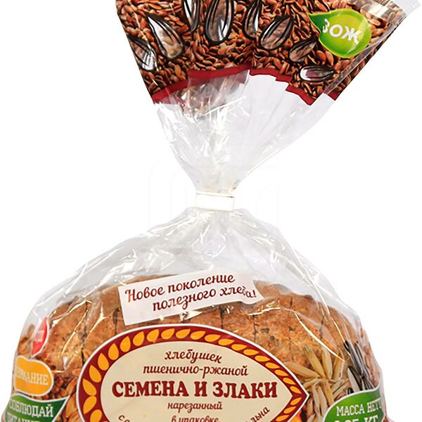 Хлебушек Слободской Хлеб Самана и Злаки в нарезку