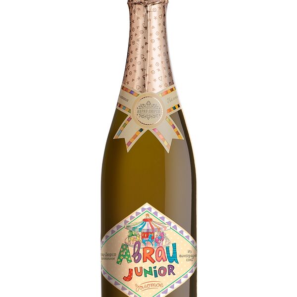 Напиток из виноградного сока Abrau Junior Золотое сильногазированный