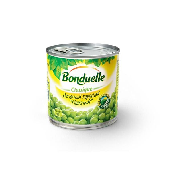 Горошек зеленый Bonduelle нежный 400г