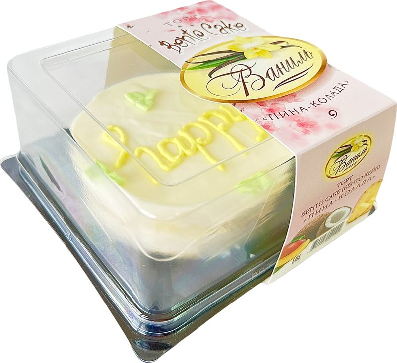 

Торт Ваниль Bento Cake Пина-колада 250 г
