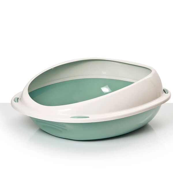 Туалет шаттл с бортиком 57х40х19см зеленый