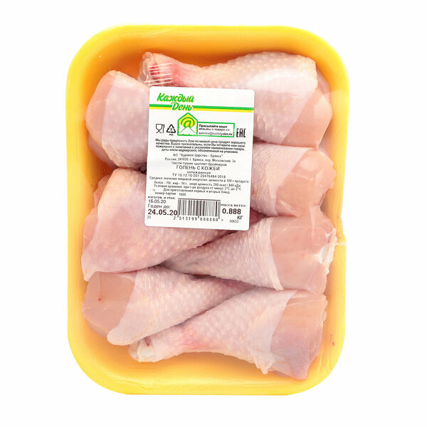 Голень цыпленка-бройлера Каждый день (0,7-1,2 кг), 1 упаковка 