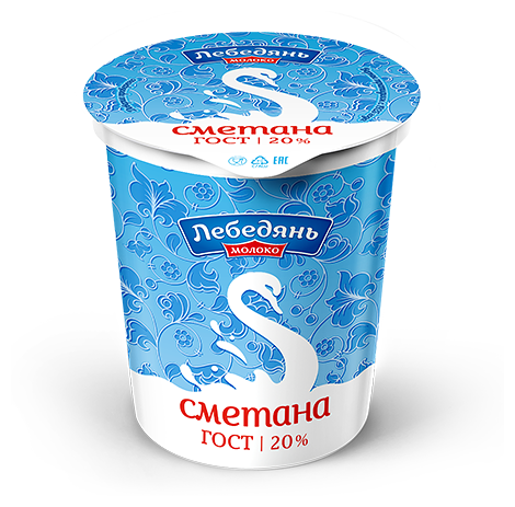Сметана Лебедяньмолоко 20%