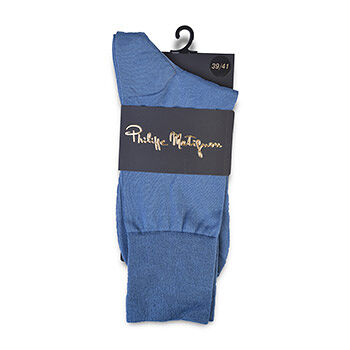 Носки Philippe Matignon 701 мерсеризованный хлопок цвет Джинс размер 39-41  Россия