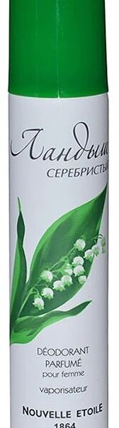 Дезодорант парфюмированный женский Новая заря Ландыш серебристый