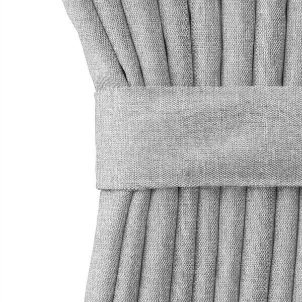 Комплект штор Волшебная ночь, 165х270 см, пепельно-серый, рогожка