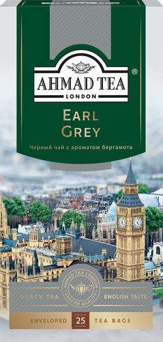 

Чай черный Ahmad Tea Earl Grey 25 пакетиков 50 г