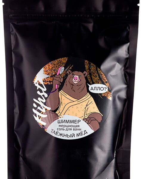 Соль для ванн Laboratory Katrin Hipst Таежный мед Шиммер 250г