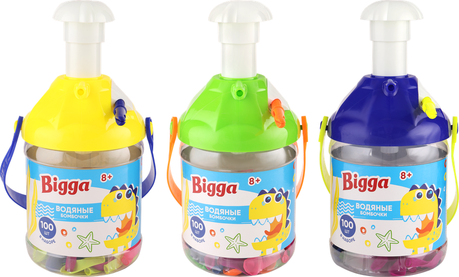 

Набор игровой BIGGA Водяные бомбочки, 100шт