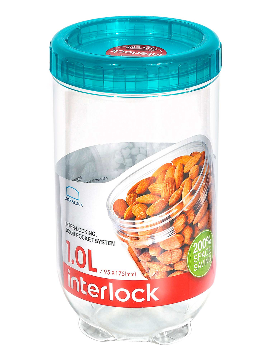 

Банка для хранения Lock & Lock Interlock 1 л 17х9.5х9.5 см 90 г