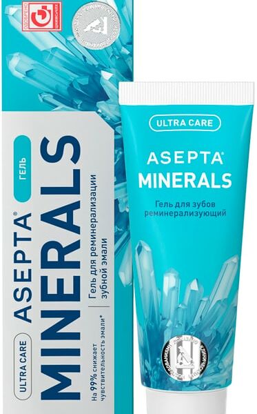 Гель для зубов Asepta Ultra Care Minerals реминерализирующий 40 г