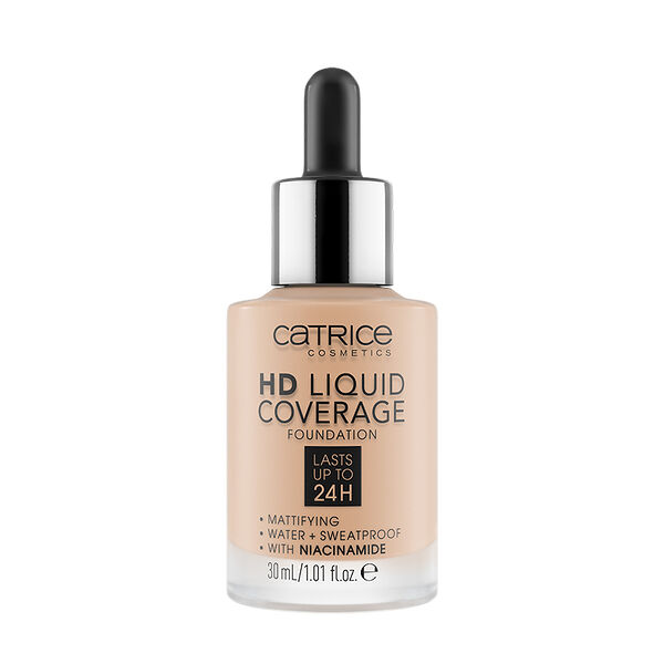 Основа тональная для лица Catrice HD Liquid Coverage тон 030 Sand Beige, 30 мл