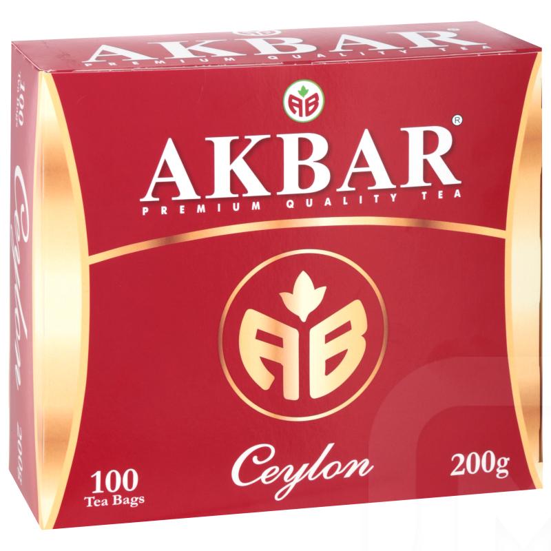 

Чай черный Akbar Ceylon 100 пак