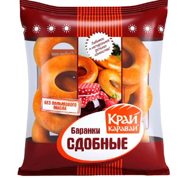 Баранки Сдобные Высший сорт 350г