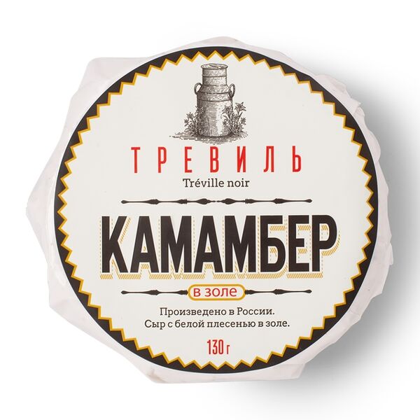 Сыр Камамбер Нуар Тревиль с белой плесенью 45% 130 г