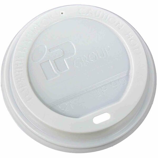 Крышка для стакана ViP цвет: белый 90 мм, 5 шт.