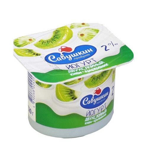 Йогурт Савушкин Киви-крыжовник 2%
