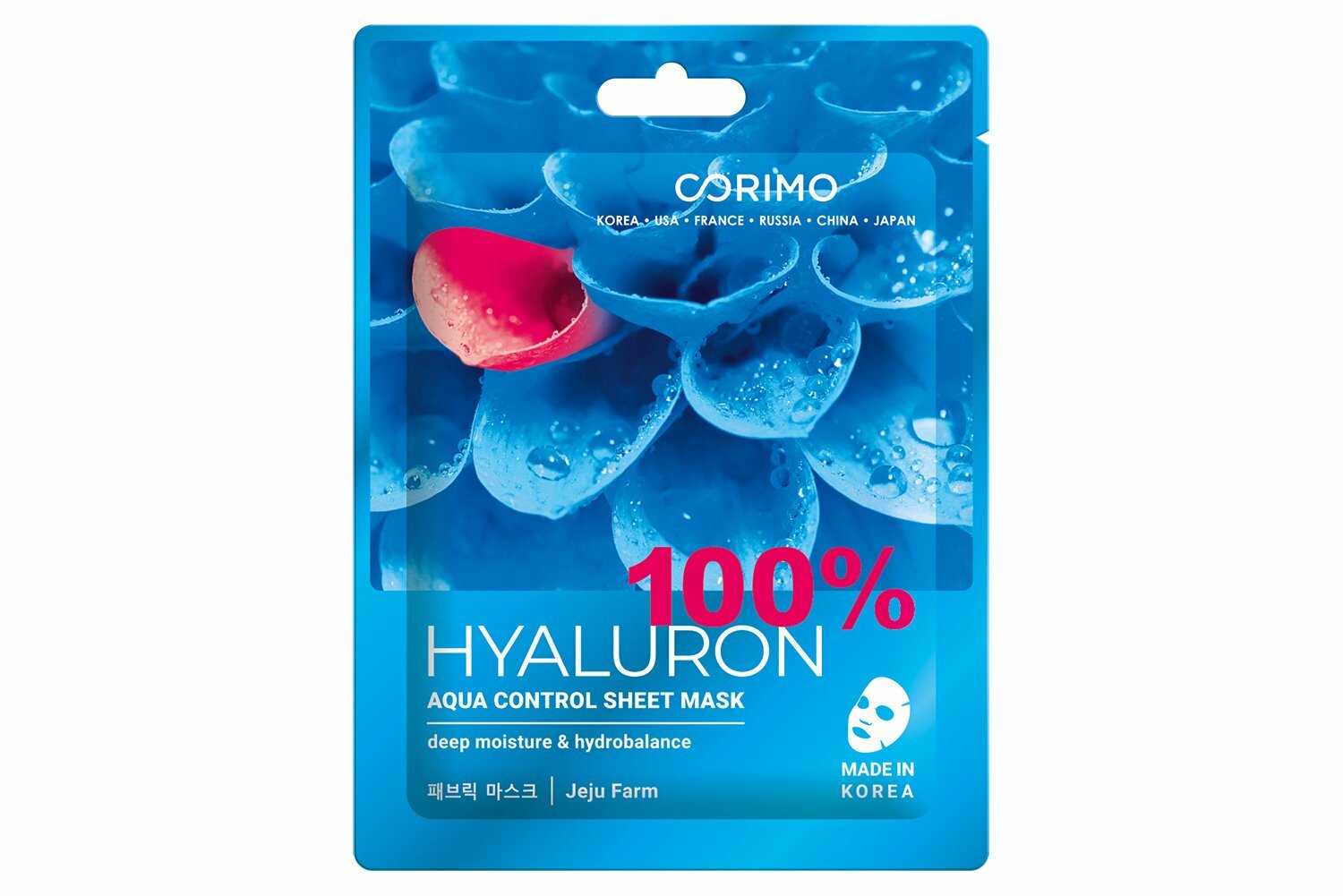 

Маска для лица Corimo Акваконтроль 100% hyaluron 22 г