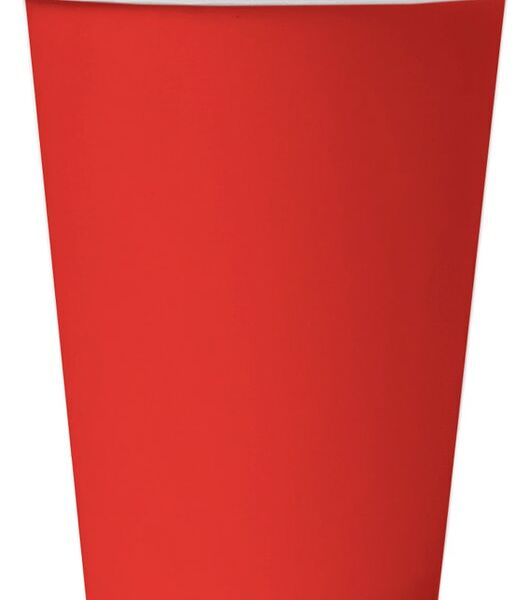 Стаканы бумажные Gratias Красный 250мл 6шт