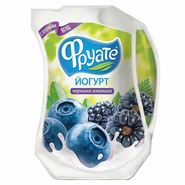 Йогурт питьевой Фруате черника-ежевика, 1.5%
